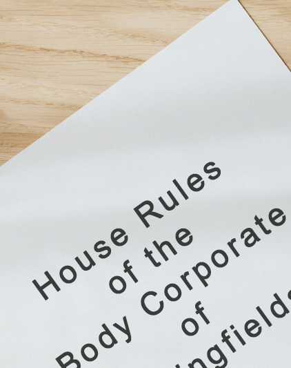 Are sectional title house rules legal?