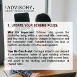 Help with updating sectional title management and conduct rules